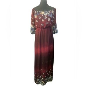 Charlotte Russe Off the Shoulder Maxi Dress M GUC